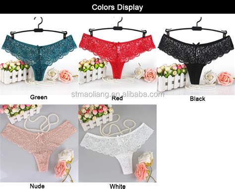 1862 Women S Sexy Thongs Bikini Underwear Lingerie Panty G String Full Lace Transparent Hipster