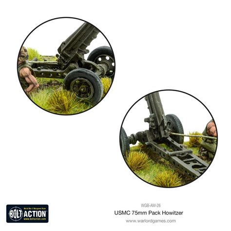 Bolt Action USMC 75mm Pack Howitzer Light Artillery HOBBY MAX