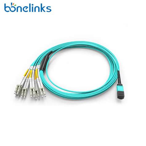 Mpo To Lc Fiber Multimode Om Breakout Cable