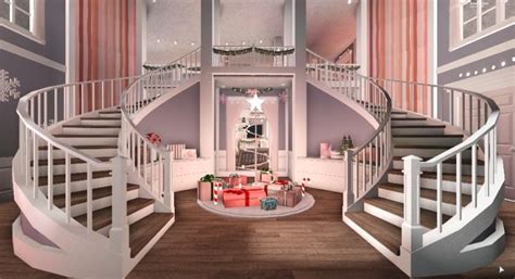 Bloxburg Festive Stairway Design Diy House Plans House Layouts