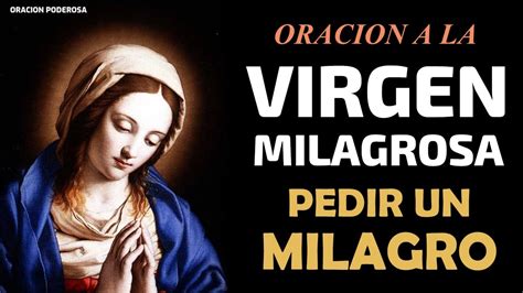 Oración a la Virgen Milagrosa para pedir un favor divino Tras Tucada