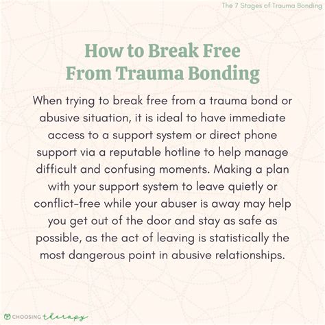 The Stages Of Trauma Bonding