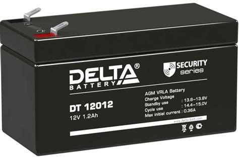 Аккумулятор Delta DT 12012 - выгодная цена на аккумуляторную батарею ...