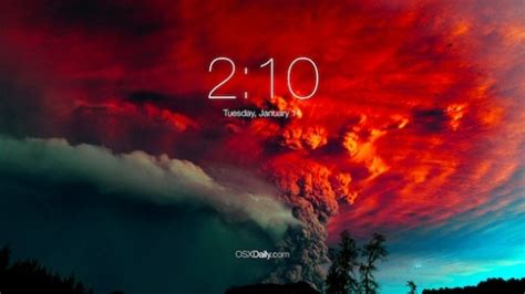 Get A Gorgeous Ios 7 Lock Screen Inspired Screen Saver For Mac Os X