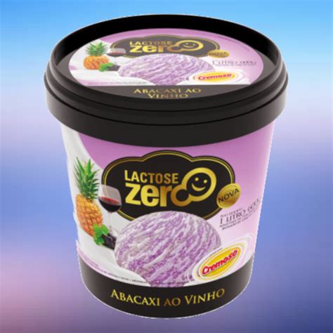 Sorvete Abacaxi Ao Vinho Zero Lactose Loja Do Sorvete