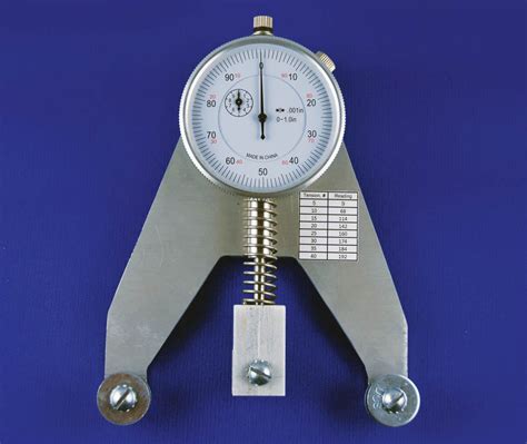 Tin Yaen Valves Dial Tension Gauge High Precision Dual Pointer Dial