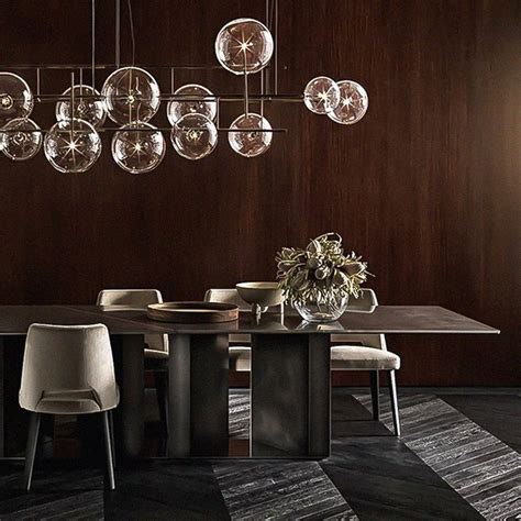 Bolle Orizzontale Chandelier Gallotti Radice In Dimmable Led