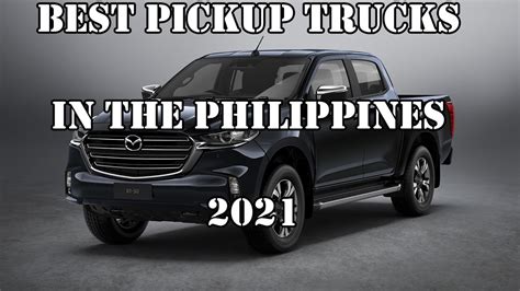 Top 10 Best Pickup Trucks In The Philippines 2020 2021 YouTube