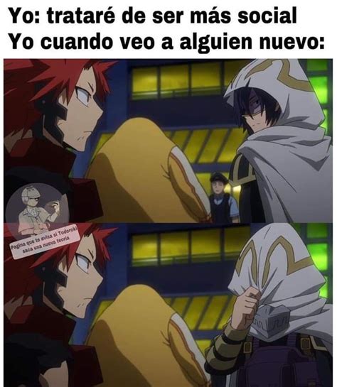 An Anime Scene With The Caption That Reads Yo Tratare De Ser Mas Social