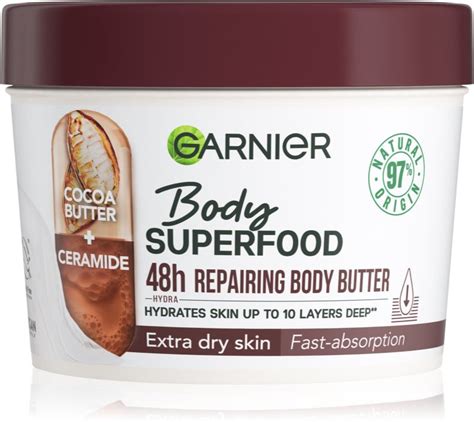 Garnier Body Superfood Beurre Corporel Nourrissant Avec Cacao Notino Fr