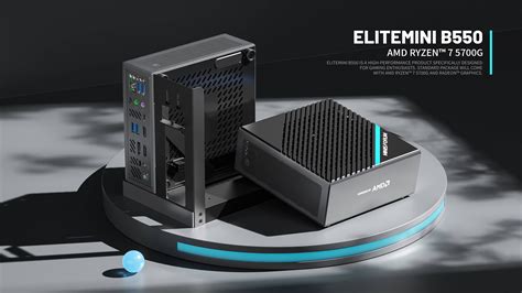 Minisforum Elitemini B550 AMD Ryzen 7 5700G AMD Ryzen 7 4700G Mini PC