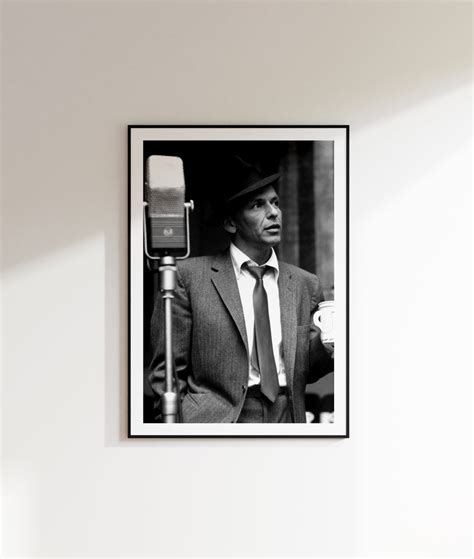 Frank Sinatra, Black and White Photography Prints, Frank Sinatra Poster ...