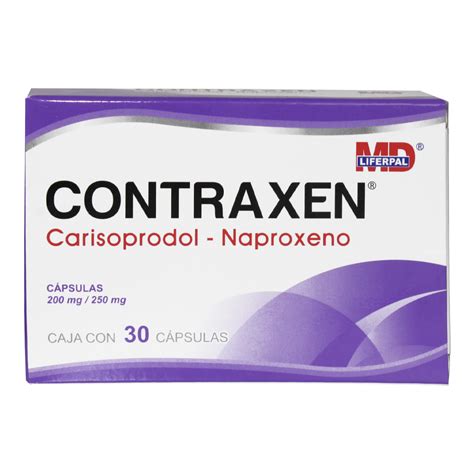 Contraxen Carisoprodol Naproxeno Capsulas