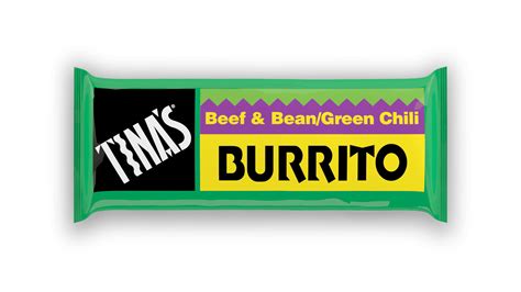 Tina S Beef Bean Green Chili Burrito 4 Oz Walmart