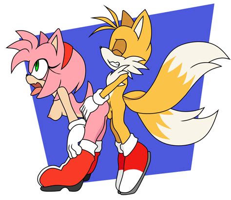 Rule 34 Accessory Amy Rose Anthro Bent Over Boots Breasts Canid