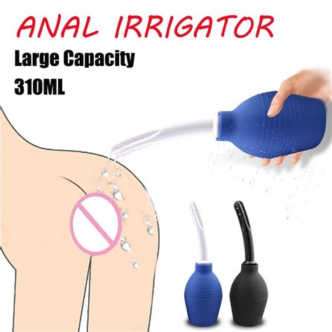 Bulb Design Large Capacity Enema Syringe Douche Cleaner Anal Vagina