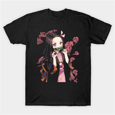 Nezuko By Iriscompiet Embroidery On Clothes T Shirt Long Sweatshirt