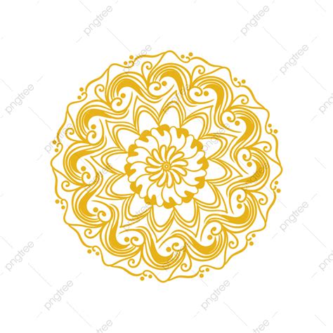 Golden Shade Png Transparent Golden Pattern Decorative Shading Golden