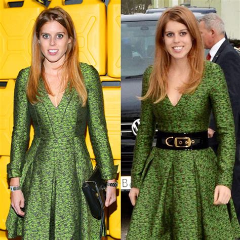 Princess Beatrice Takes A Style Cue From Kate Middleton Recycles Green