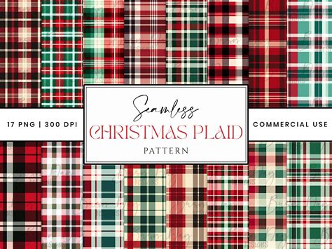 Christmas Plaid Pattern Background Graphic By Busydaydesign Creative