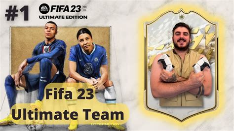 FIFA 23 O início do Ultimate Team e primeiro Pack opening 1 Draft Live