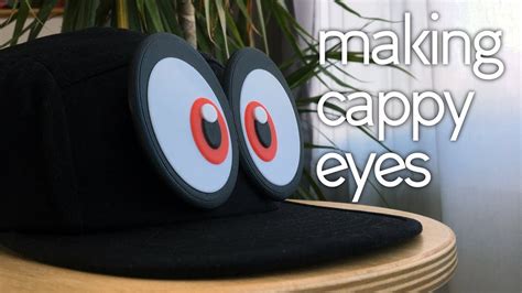 Turn Any Hat Into Cappy 3d Printed Mario Odyssey Cappy Eyes Youtube