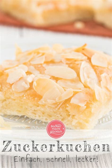 Saftiger Butterkuchen Mit Mandeln Und Sahne Rezept Butterkuchen Mit