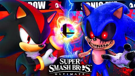 SONIC EXE VS SHADOW Sonic EXE Shadow Play Super Smash Bros