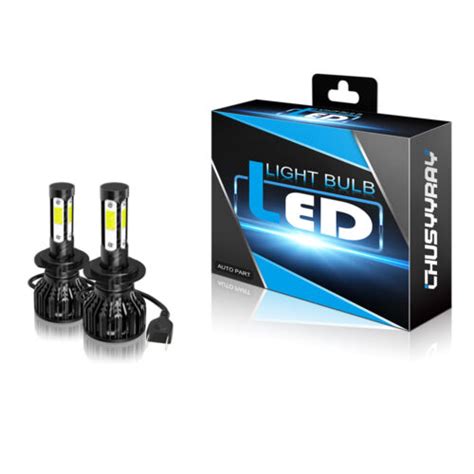 For Ford Mondeo Mk4 2x H7 Led Headlight Bulbs 6000k Xenon White Light