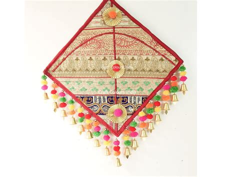 Handmade Kite Design Wall Hanging Bohemian Home Decor Indian Etsy