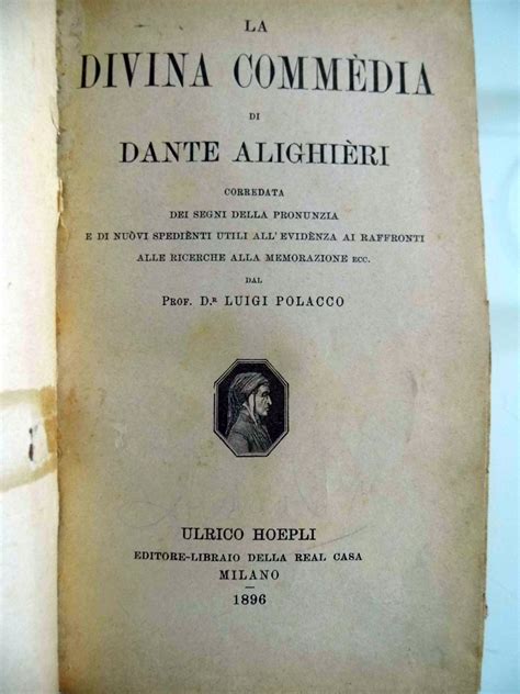 LA DIVINA COMMEDIA DI DANTE ALIGHIERI Corredata Dai Segni Della