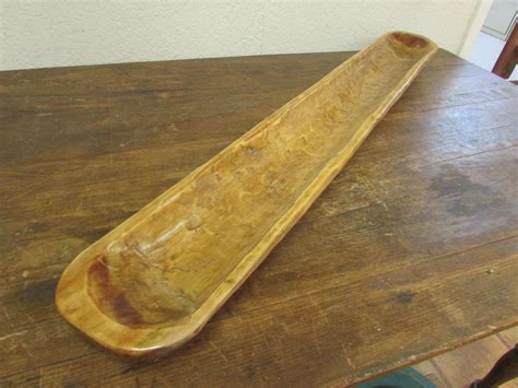 Food Safe Long Rustic Wooden Baguette Dough Bowl Batea Etsy Safe