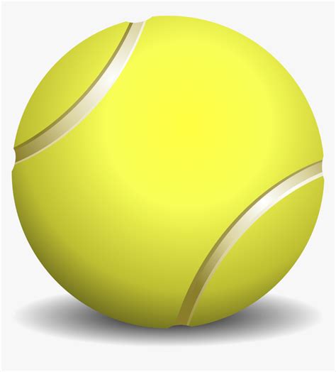 Tennis Ball Png Pic - Clip Art Tennis Ball, Transparent Png - kindpng