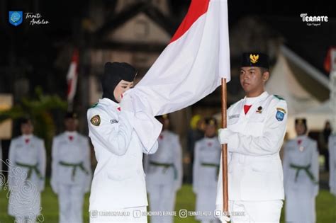 66 Anggota Paskibraka Kota Ternate Tahun 2024 Resmi Dikukuhkan