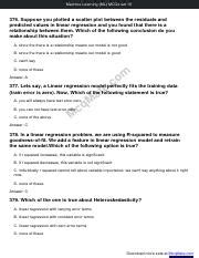 Machine Learning Ml Solved Mcqs Set Mcqmate Pdf Machine