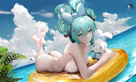 Hatsune Miku Cinnamoroll And Cinnamiku Vocaloid And 1 More Drawn By