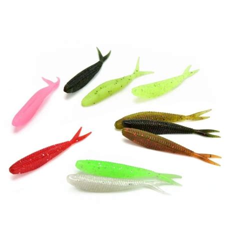 Esfishing Soft Lure Pcs Lot Mm G Easy Shiner Fishing Lure Worm