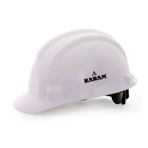 White Polyethylene Karam Safety Helmet At Rs 200 Piece In Chennai ID