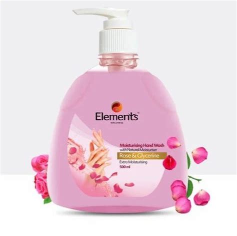 Elements Wellness Rose Glycerine Moisturising Hand Wash Ml Pump