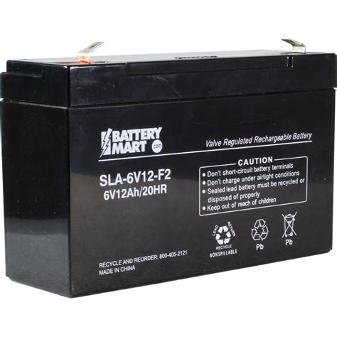 6 Volt 12 Ah Sealed Lead Acid Battery F2 Terminal