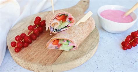 Lunch Wraps Met Rode Bessen Roomkaas Jaimys Kitchen