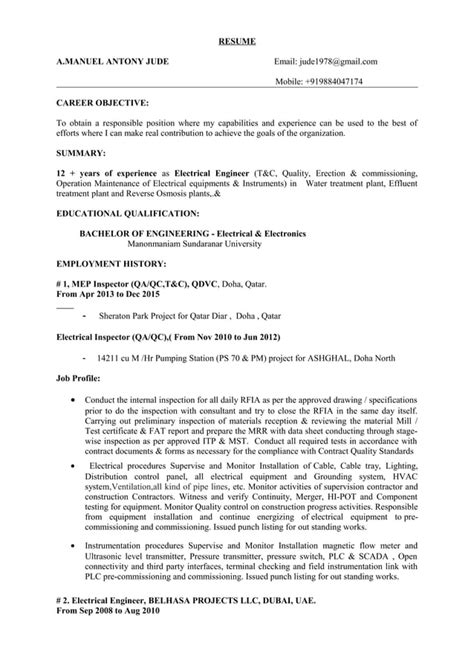 Resume Antony New PDF