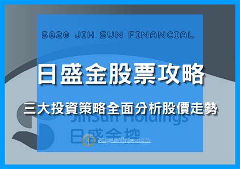 【台股5820】日盛金股票值得持有嗎？用三大投資策略全面分析股價走勢