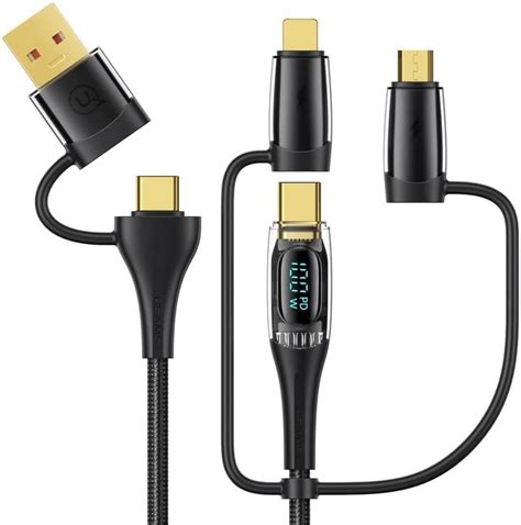 Usb C To Multi Charging Cable Usams 100w 4ft 5a Type C To Type C Fast