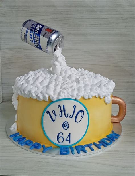 Beer Gravity Cake Gravity Cake Cake 64th Birthday