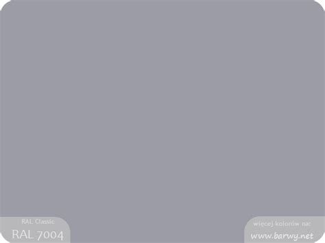 Kolor RAL 7004 - szary sygnałowy - Signal grey - Signalgrau - Gris de ...