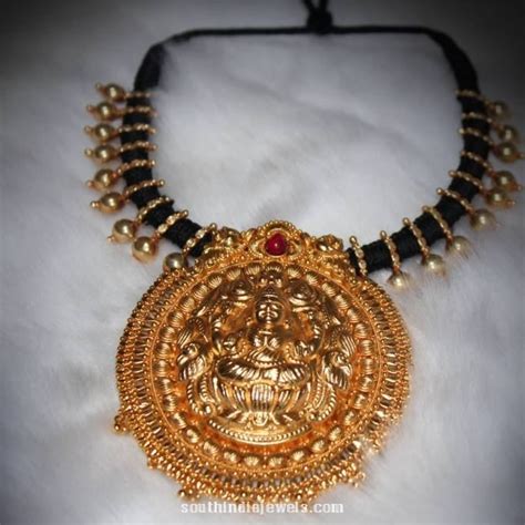 Gold Plated Temple Jewellery Necklace South India Jewels