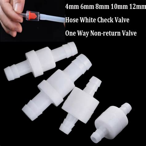 Plastic Non Return Pressure Type White One Way Mm Water