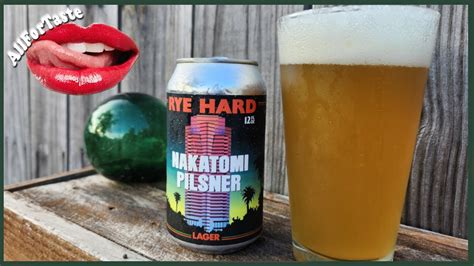 Rye Hard Nakatomi Pilsner Singin River Brewing Co Youtube