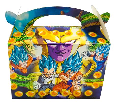 Caja Cajita Feliz Sorpresa X12 Unidades Dragón Ball Goku